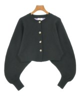 LANVIN en bleu（ランバンオンブルー）カーディガン 黒 サイズ:38(M位) レディース/2200647555026