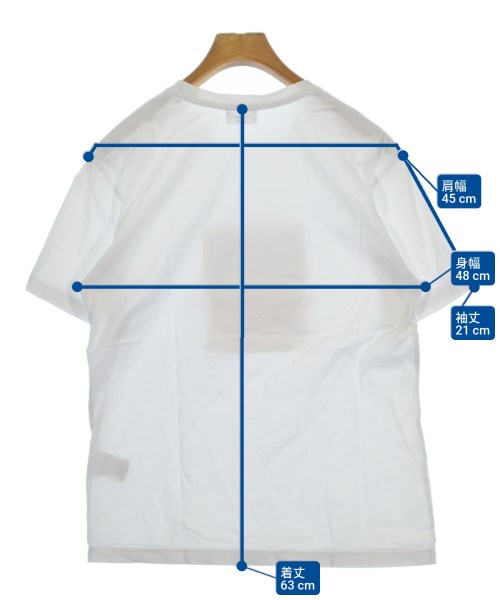 LANVIN en bleu（ランバンオンブルー）Tシャツ・カットソー 白 サイズ:48(L位) メンズ/2200639577043