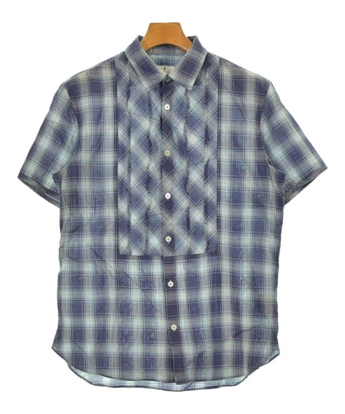 LANVIN en bleu(ランバンオンブルー)カジュアルシャツ 紺 サイズ:48(L位)/2200649252046