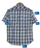 LANVIN en bleu（ランバンオンブルー）カジュアルシャツ 紺 サイズ:48(L位) メンズ/2200649252046