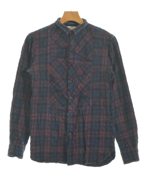 LANVIN en bleu(ランバンオンブルー)カジュアルシャツ 赤 サイズ:48(L位)/2200649252053