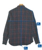 LANVIN en bleu（ランバンオンブルー）カジュアルシャツ 赤 サイズ:48(L位) メンズ/2200649252053