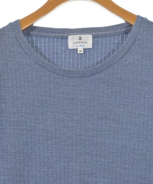 LANVIN en bleu（ランバンオンブルー）Tシャツ・カットソー 青 サイズ:50(XL位) メンズ/2200649252060