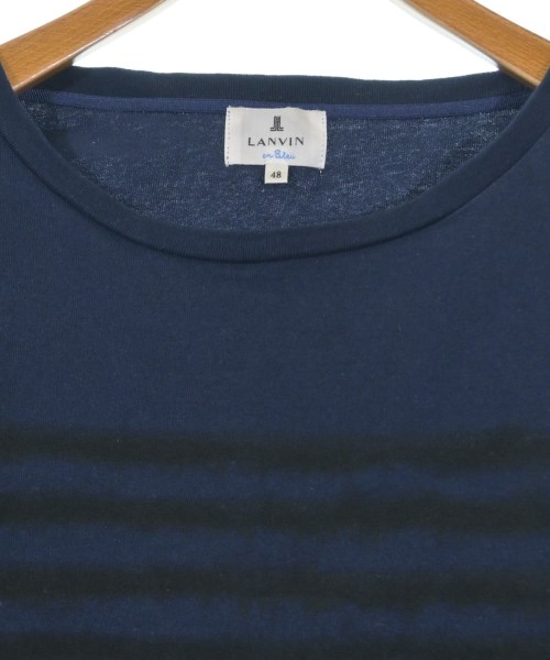 LANVIN en bleu（ランバンオンブルー）Tシャツ・カットソー 紺 サイズ:48(L位) メンズ/2200649252121