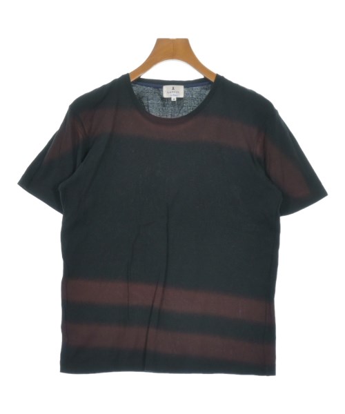 LANVIN en bleu(ランバンオンブルー)Tシャツ・カットソー 黒 サイズ:48(L位)/2200649252138
