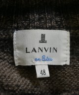LANVIN en bleu（ランバンオンブルー）ニット・セーター 茶 サイズ:48(L位) メンズ/2200649252152