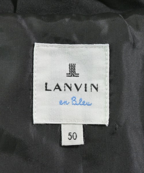 LANVIN en bleu（ランバンオンブルー）ダウンジャケット/ダウンベスト 黒 サイズ:50(XL位) メンズ/2200649252190