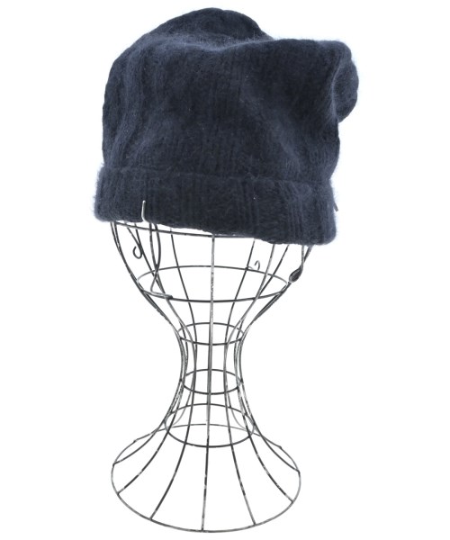 LANVIN en bleu(ランバンオンブルー)ニットキャップ・ビーニー 黒 サイズ:F/2200649252213