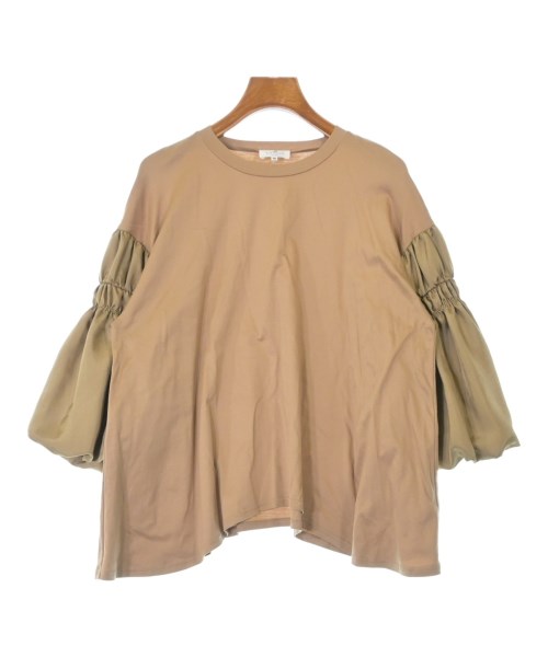 LANVIN en bleu(ランバンオンブルー)Tシャツ・カットソー 茶 サイズ:38(M位)/2200643052031