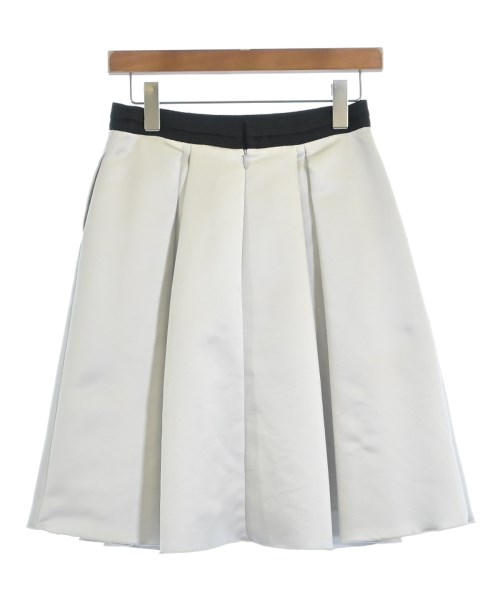 LANVIN en bleu（ランバンオンブルー）ひざ丈スカート 白 サイズ:38(M位) レディース/2200650505056