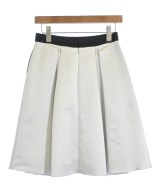 LANVIN en bleu（ランバンオンブルー）ひざ丈スカート 白 サイズ:38(M位) レディース/2200650505056