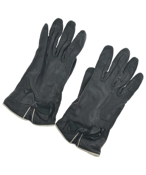 LANVIN en bleu(ランバンオンブルー)手袋 黒 サイズ:-/2200649375059