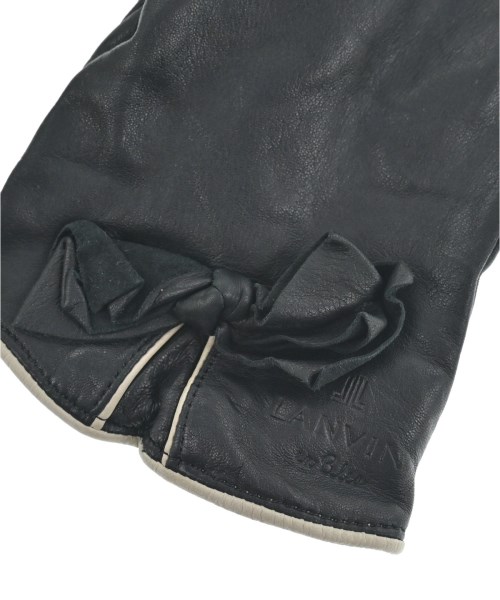 LANVIN en bleu（ランバンオンブルー）手袋 黒 サイズ:- レディース/2200649375059