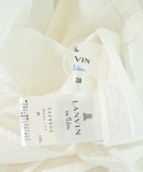 LANVIN en bleu（ランバンオンブルー）カジュアルシャツ 白 サイズ:38(M位) レディース/2200699247467