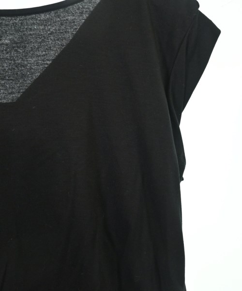 LANVIN en bleu（ランバンオンブルー）Tシャツ・カットソー 黒 サイズ:38(M位) レディース/2200704874138
