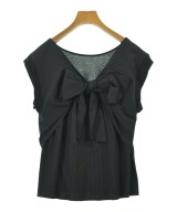 LANVIN en bleu（ランバンオンブルー）Tシャツ・カットソー 黒 サイズ:38(M位) レディース/2200704874138