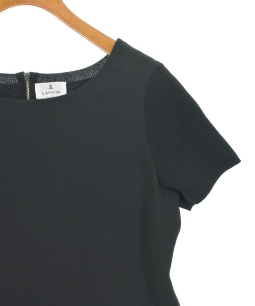 LANVIN en bleu（ランバンオンブルー）ブラウス 黒 サイズ:38(M位) レディース/2200706856040