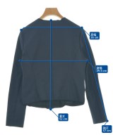 LANVIN en bleu（ランバンオンブルー）ノーカラージャケット 紺 サイズ:36(S位) レディース/2200706542073