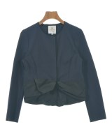 LANVIN en bleu ノーカラージャケット