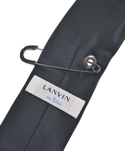 LANVIN en bleu（ランバンオンブルー）ネクタイ 黒 サイズ:- メンズ/2200659692061