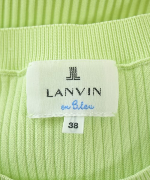 LANVIN en bleu（ランバンオンブルー）ニット・セーター 緑 サイズ:38(M位) レディース/2200661152058