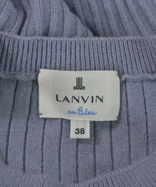 LANVIN en bleu（ランバンオンブルー）ニット・セーター 青 サイズ:38(M位) レディース/2200663699032