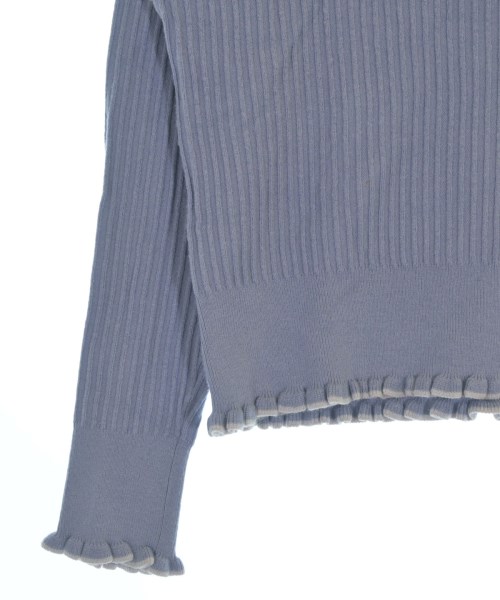 LANVIN en bleu（ランバンオンブルー）ニット・セーター 青 サイズ:38(M位) レディース/2200663699032