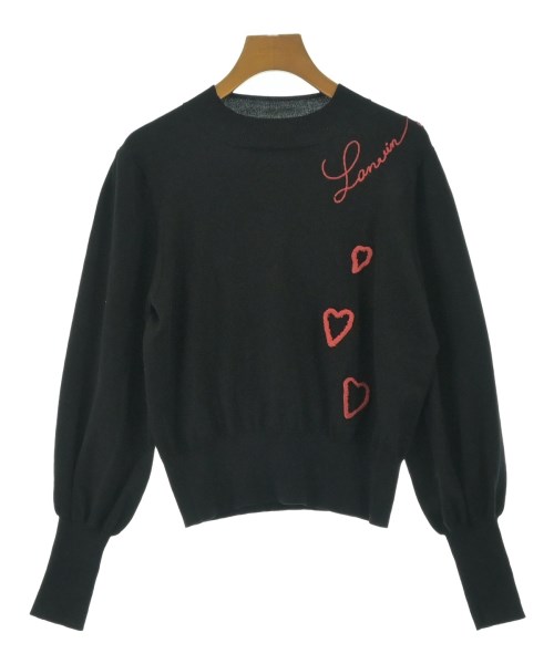 LANVIN en bleu(ランバンオンブルー)ニット・セーター 黒 サイズ:38(M位)/2200665142062