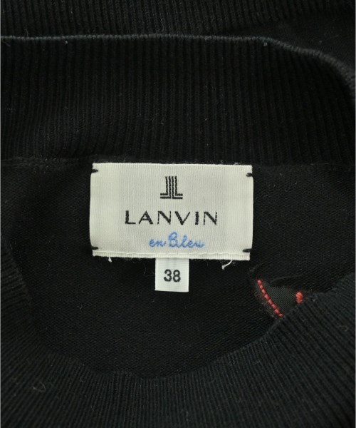 LANVIN en bleu（ランバンオンブルー）ニット・セーター 黒 サイズ:38(M位) レディース/2200665142062