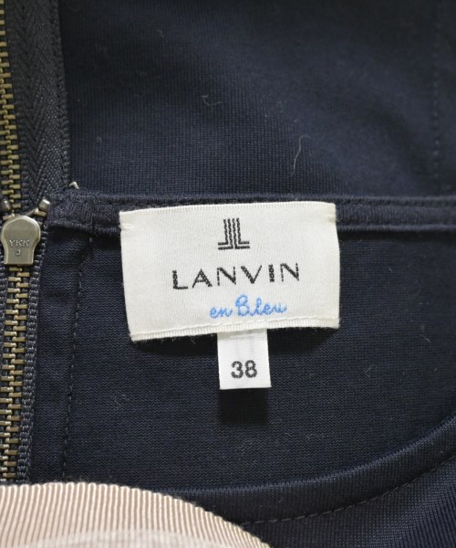 LANVIN en bleu（ランバンオンブルー）Tシャツ・カットソー 紺 サイズ:38(M位) レディース/2200667668010