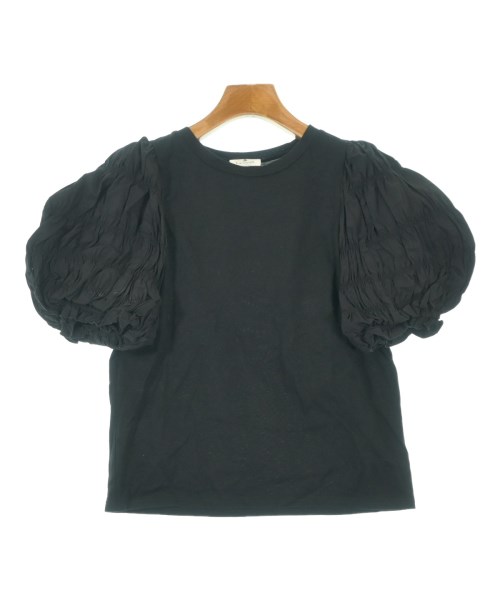 LANVIN en bleu(ランバンオンブルー)Tシャツ・カットソー 黒 サイズ:38(M位)/2200668686082