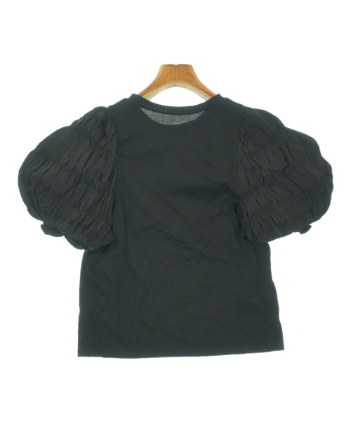 LANVIN en bleu（ランバンオンブルー）Tシャツ・カットソー 黒 サイズ:38(M位) レディース/2200668686082