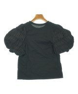 LANVIN en bleu（ランバンオンブルー）Tシャツ・カットソー 黒 サイズ:38(M位) レディース/2200668686082