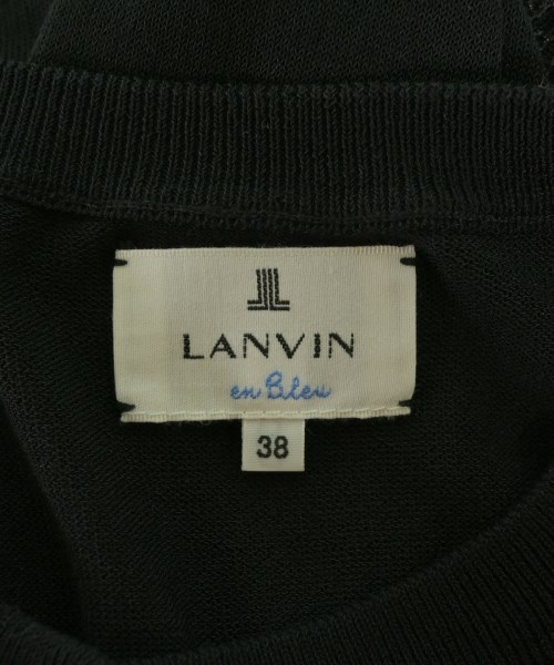 LANVIN en bleu（ランバンオンブルー）カーディガン 黒 サイズ:38(M位) レディース/2200723700067