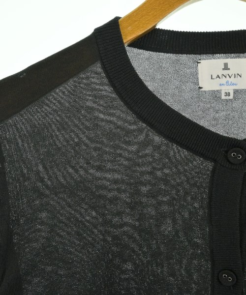 LANVIN en bleu（ランバンオンブルー）カーディガン 黒 サイズ:38(M位) レディース/2200723700067