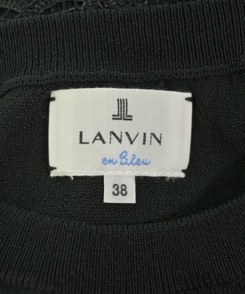 LANVIN en bleu（ランバンオンブルー）ベスト/ノースリーブ 黒 サイズ:38(M位) レディース/2200723700074