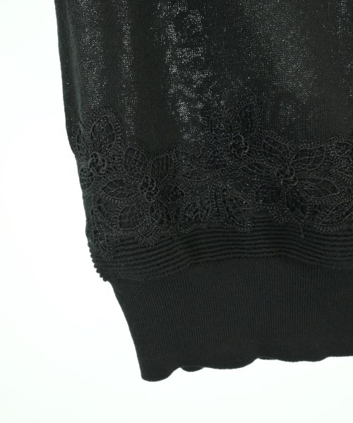 LANVIN en bleu（ランバンオンブルー）ベスト/ノースリーブ 黒 サイズ:38(M位) レディース/2200723700074