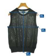 LANVIN en bleu（ランバンオンブルー）ベスト/ノースリーブ 黒 サイズ:38(M位) レディース/2200723700074