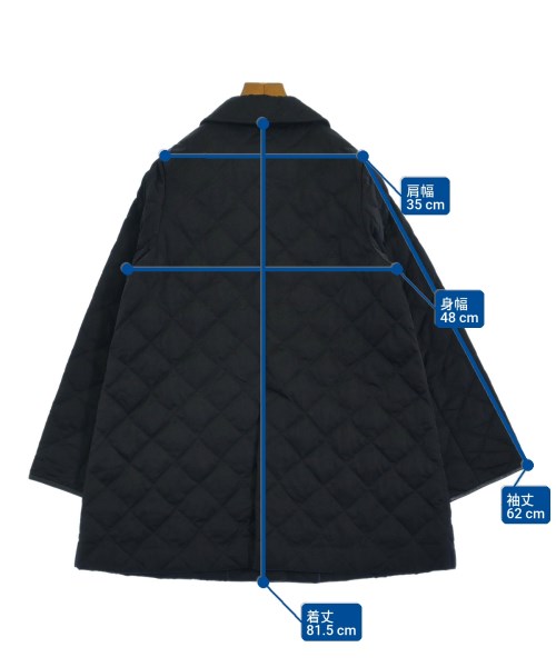 LANVIN en bleu（ランバンオンブルー）ダウンコート 黒 サイズ:36(S位) レディース/2200731932016