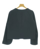 LANVIN en bleu（ランバンオンブルー）ノーカラージャケット 黒 サイズ:38(M位) レディース/2200730074038