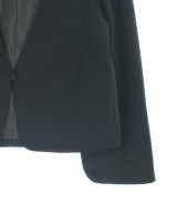 LANVIN en bleu（ランバンオンブルー）ノーカラージャケット 黒 サイズ:38(M位) レディース/2200730074038