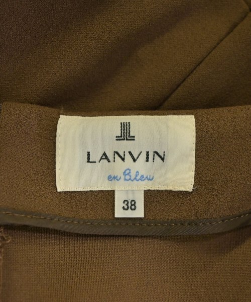 LANVIN en bleu（ランバンオンブルー）ワンピース 茶 サイズ:38(M位) レディース/2200734879219