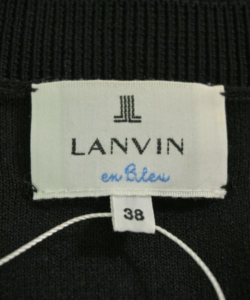 LANVIN en bleu（ランバンオンブルー）カーディガン 黒 サイズ:38(M位) レディース/2200721814124