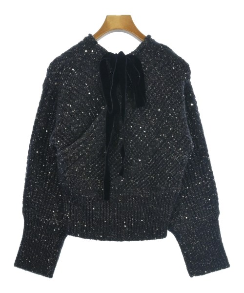 LANVIN en bleu（ランバンオンブルー）ニット・セーター 紺 サイズ:38(M位) レディース/2200722296011