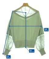 LANVIN en bleu（ランバンオンブルー）カーディガン 緑 サイズ:38(M位) レディース/2200722631140