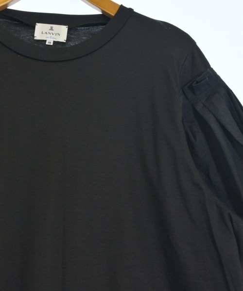 LANVIN en bleu（ランバンオンブルー）Tシャツ・カットソー 黒 サイズ:38(M位) レディース/2200718682095