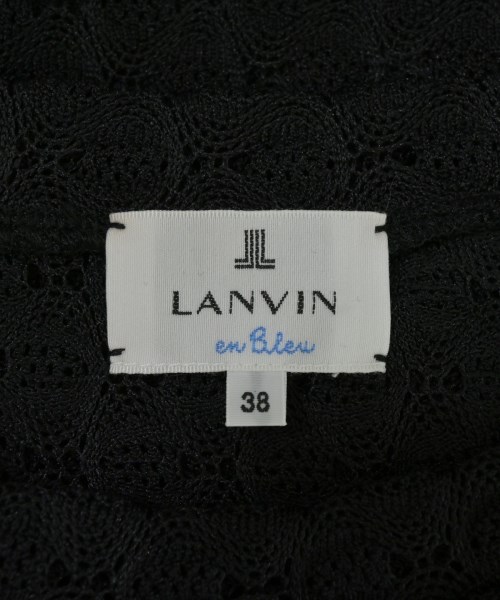 LANVIN en bleu（ランバンオンブルー）ニット・セーター 黒 サイズ:38(M位) レディース/2200718660048