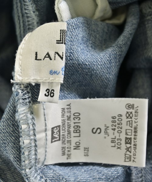 LANVIN en bleu（ランバンオンブルー）デニムパンツ 青 サイズ:S レディース/2200724491032