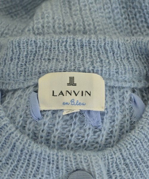 LANVIN en bleu（ランバンオンブルー）カーディガン 青 サイズ:38(M位) レディース/2200727708076
