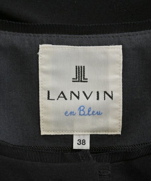 LANVIN en bleu（ランバンオンブルー）ジャケット 黒 サイズ:38(M位) レディース/2200679196068